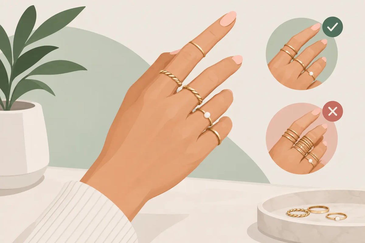 How to Stack Knuckle Rings Without Overdoing It