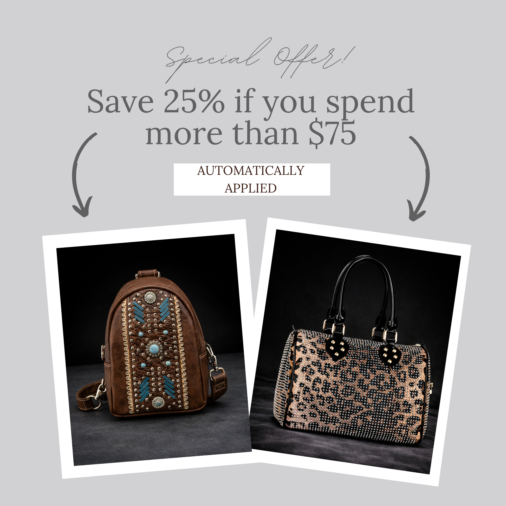 Leather Western Sling Bag: Turquoise Studded Crossbody Purse for Everyday Wear
