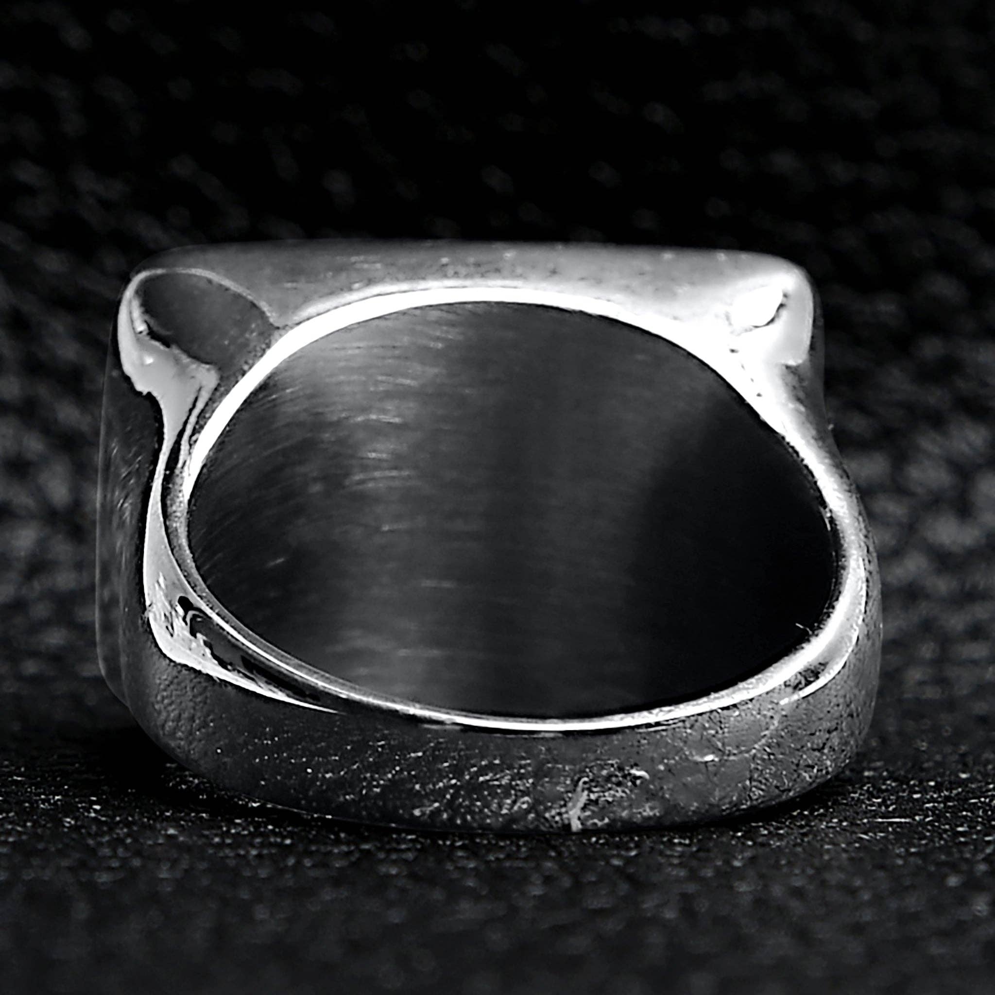 A2 Mens Titanium Sons of Anarchy Biker Rings - Biker Jewelry for Him - Cool Gifts for Motorcycle Enthusiast