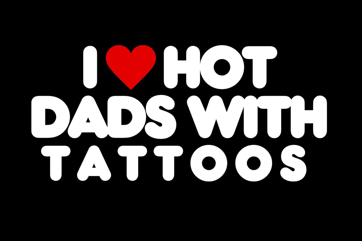Funny Tattoo Stickers Pack Collection with Hot Dads Tacos Boobs Themed Waterproof Vinyl Material Black White Artwork Durable Adhesive Quality Modern Style Expression Perfect Gift Idea Laptop Water Bottle Decoration Personal Accessory