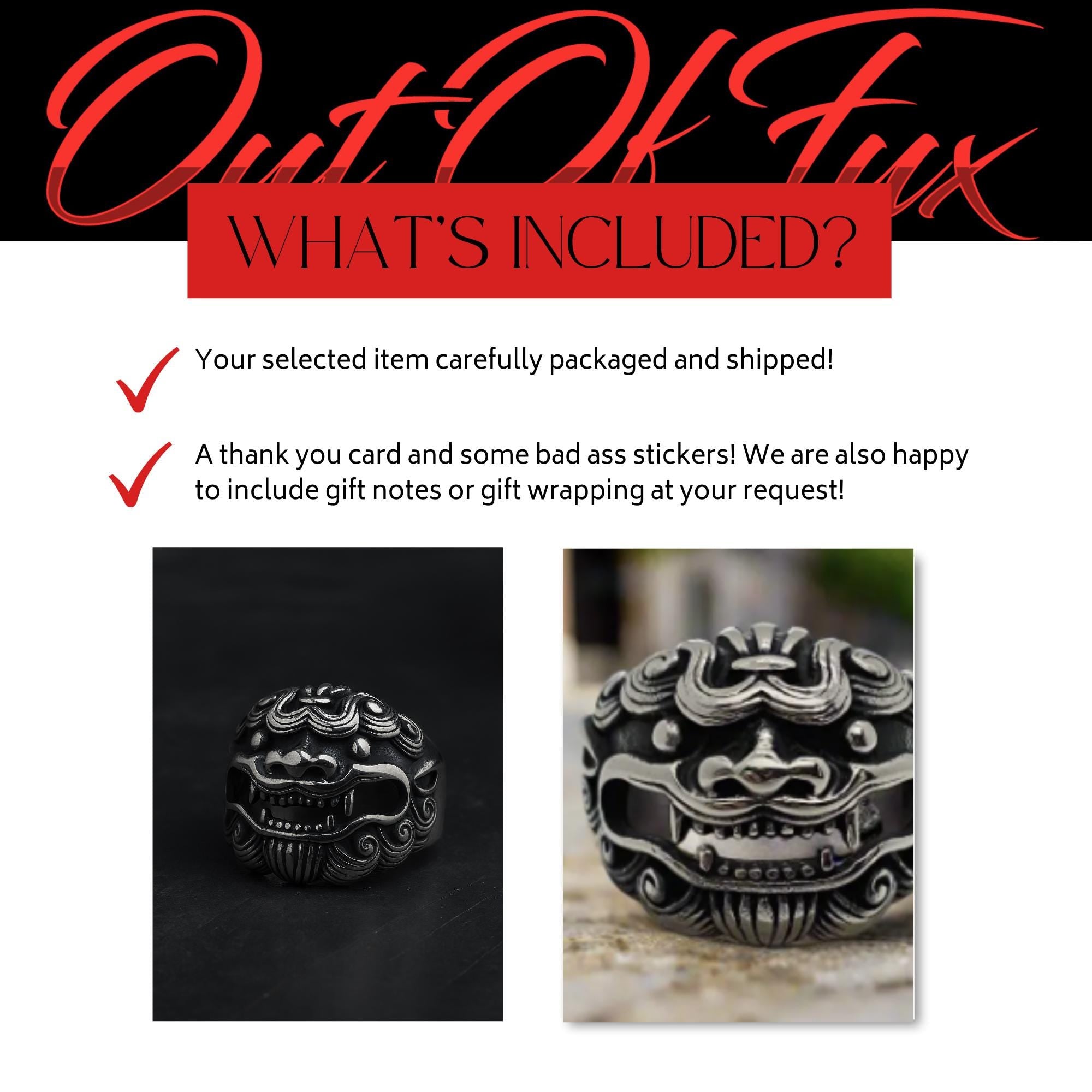 Tribal Mask Stainless Steel Biker Ring: Edgy Men’s Gothic Jewelry Gift
