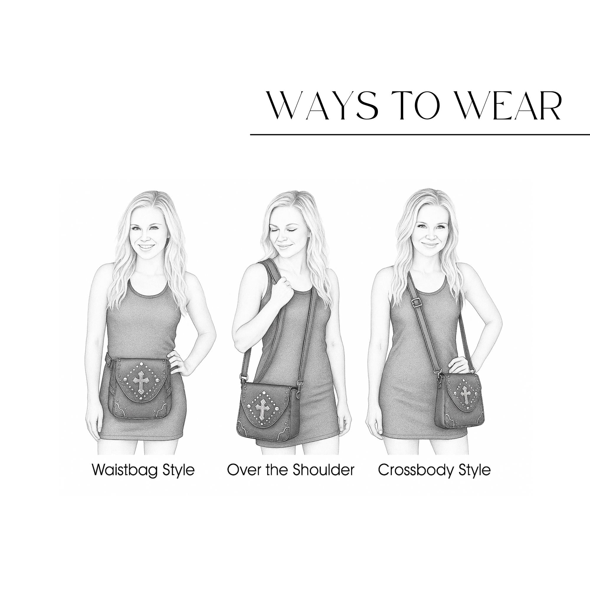 Geometric Rhinestone Crossbody Bag in Vegan Leather: Lightweight Glam Purse with Pockets