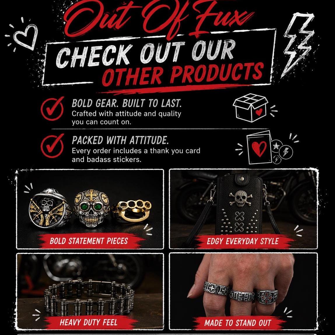 Men's Stainless Steel Biker Ring, Gothic Goddess Statement Jewelry, Alternative Style Sizes 9-13