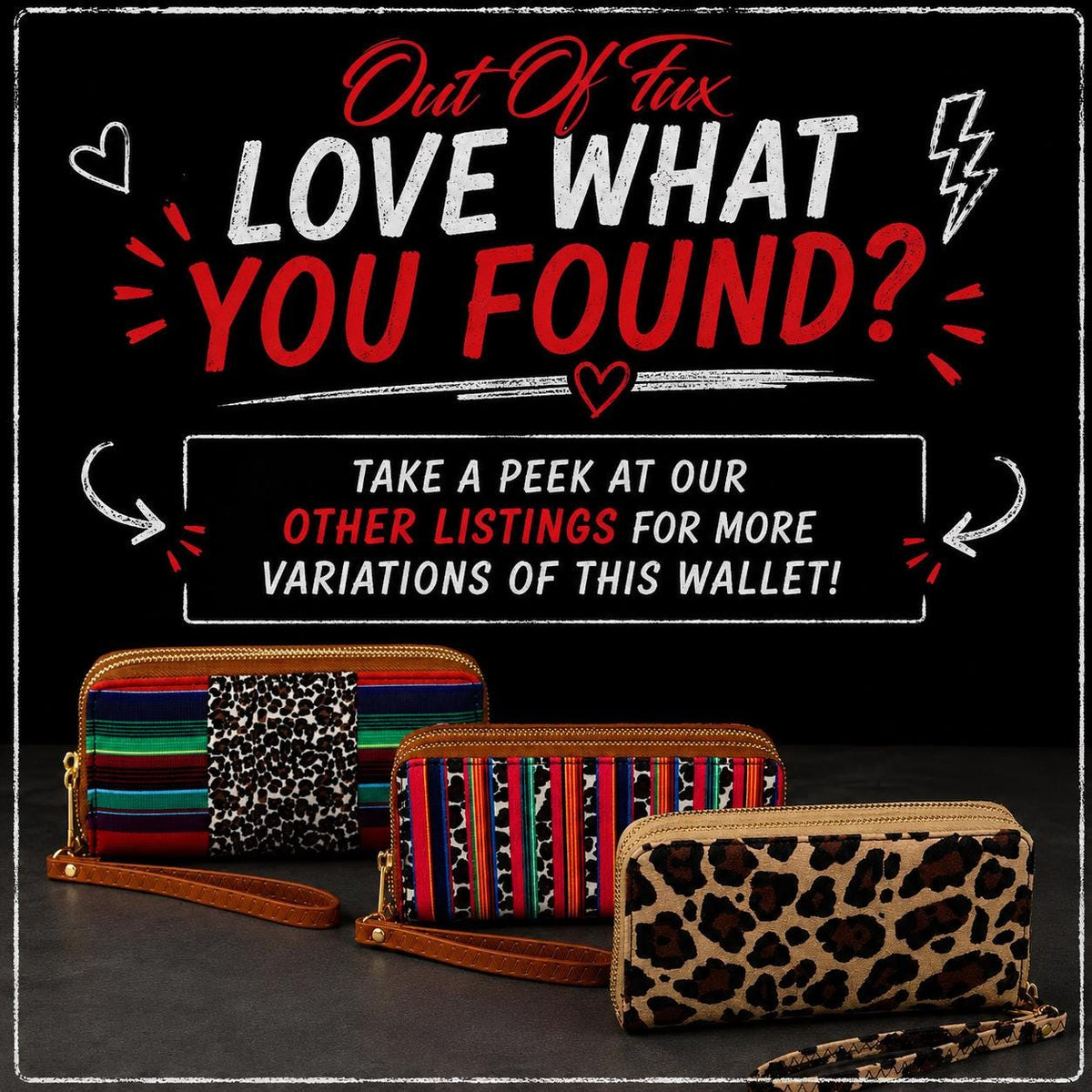 Serape Wristlet Wallet, Southwestern Double Zip Wallet, Boutique Card Wallet, Colorful Women's Wristlet
