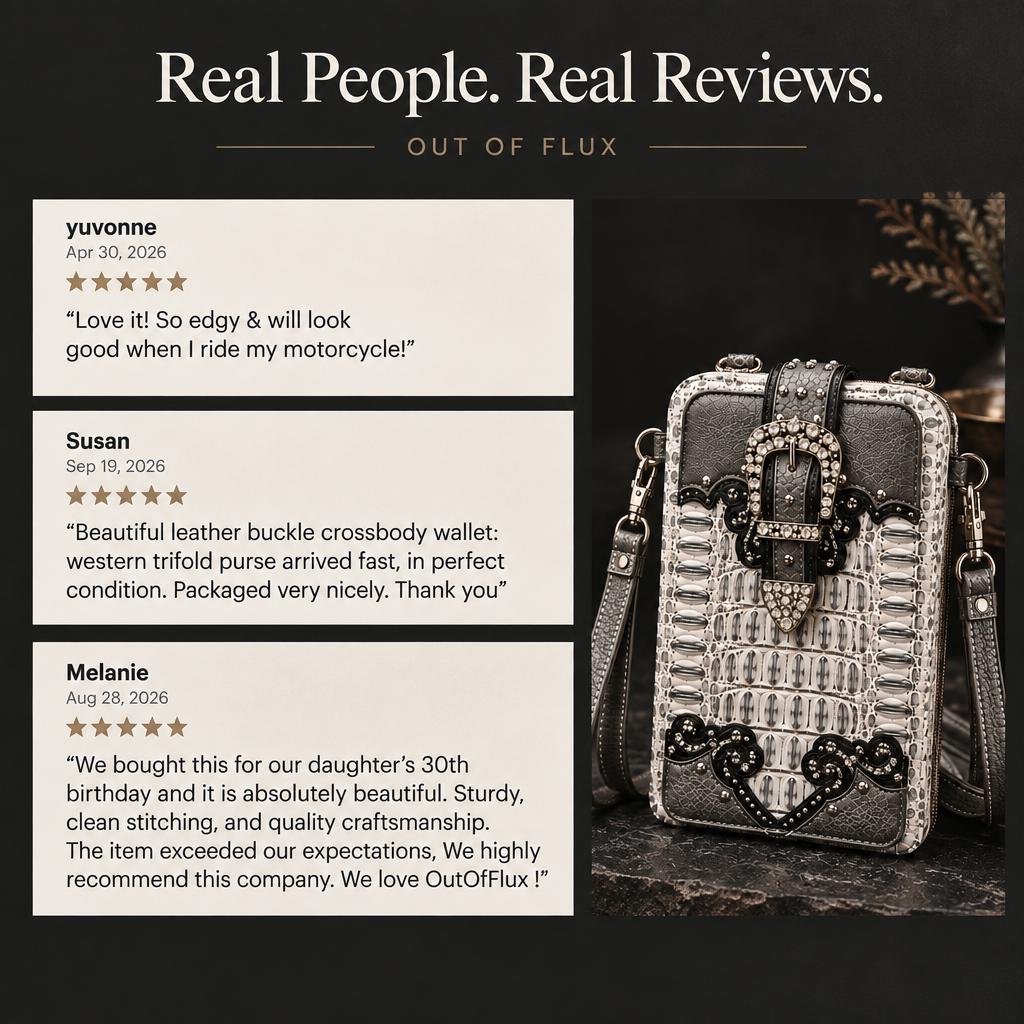 White Leopard Western Fringe Crossbody Bag