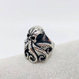 Kraken Skull Stainless Steel Men's Ring