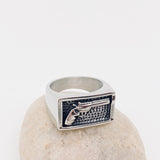 Pistol-style Men's Motorcycle Ring