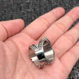 Motorcycle Skull Ring Stainless Steel