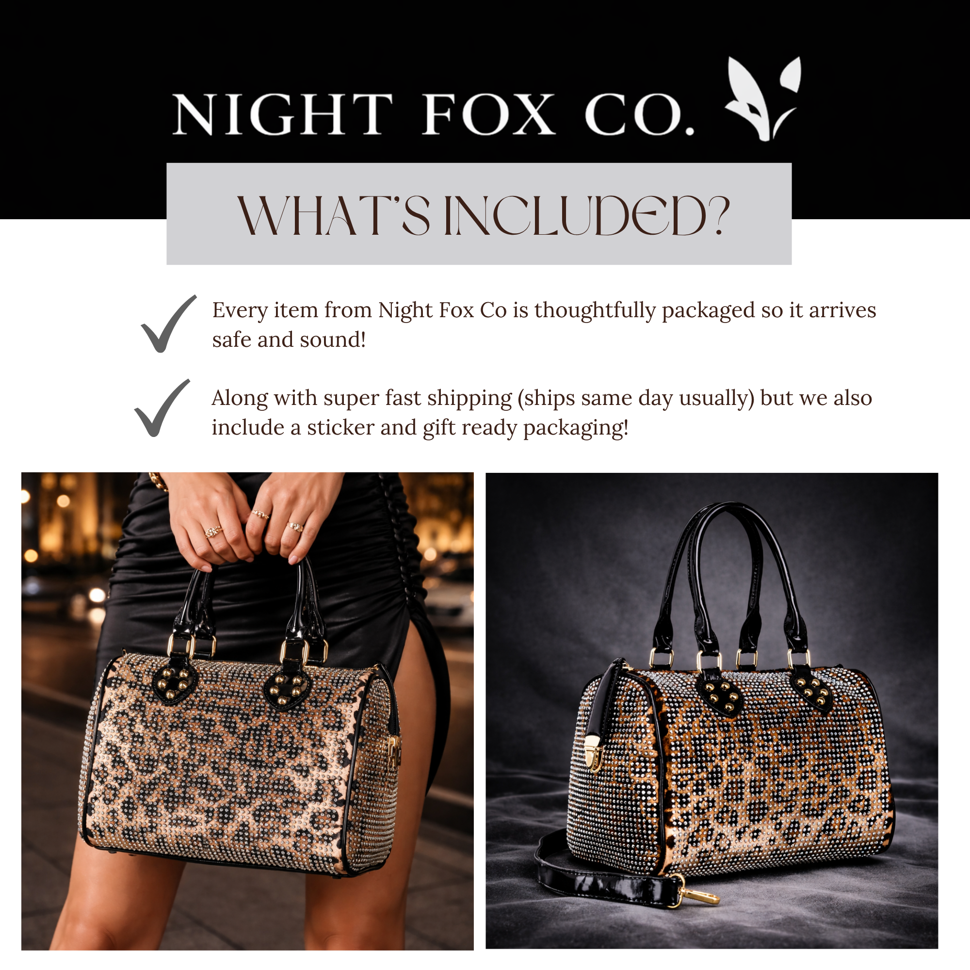Rhinestone Leopard Print Satchel, Sparkly Statement Shoulder Bag, Glam Party Purse