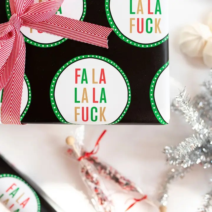 Funny Holiday Wrapping Paper