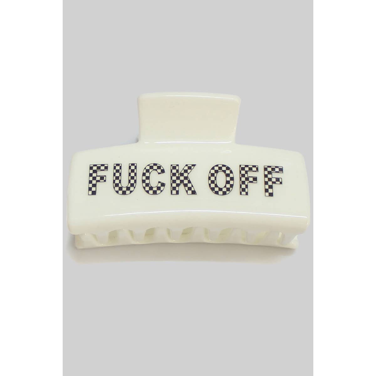 Fuck Off Hair Clip | Bad Bitch Hair Accessory for Women | Trendy Edgy Gift | Perfect for Bachelorette | High Quality Unique