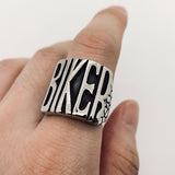 BIKER Stainless Steel Motorcycle Ring