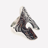 Spartan Mask Stainless Steel Men's Ring