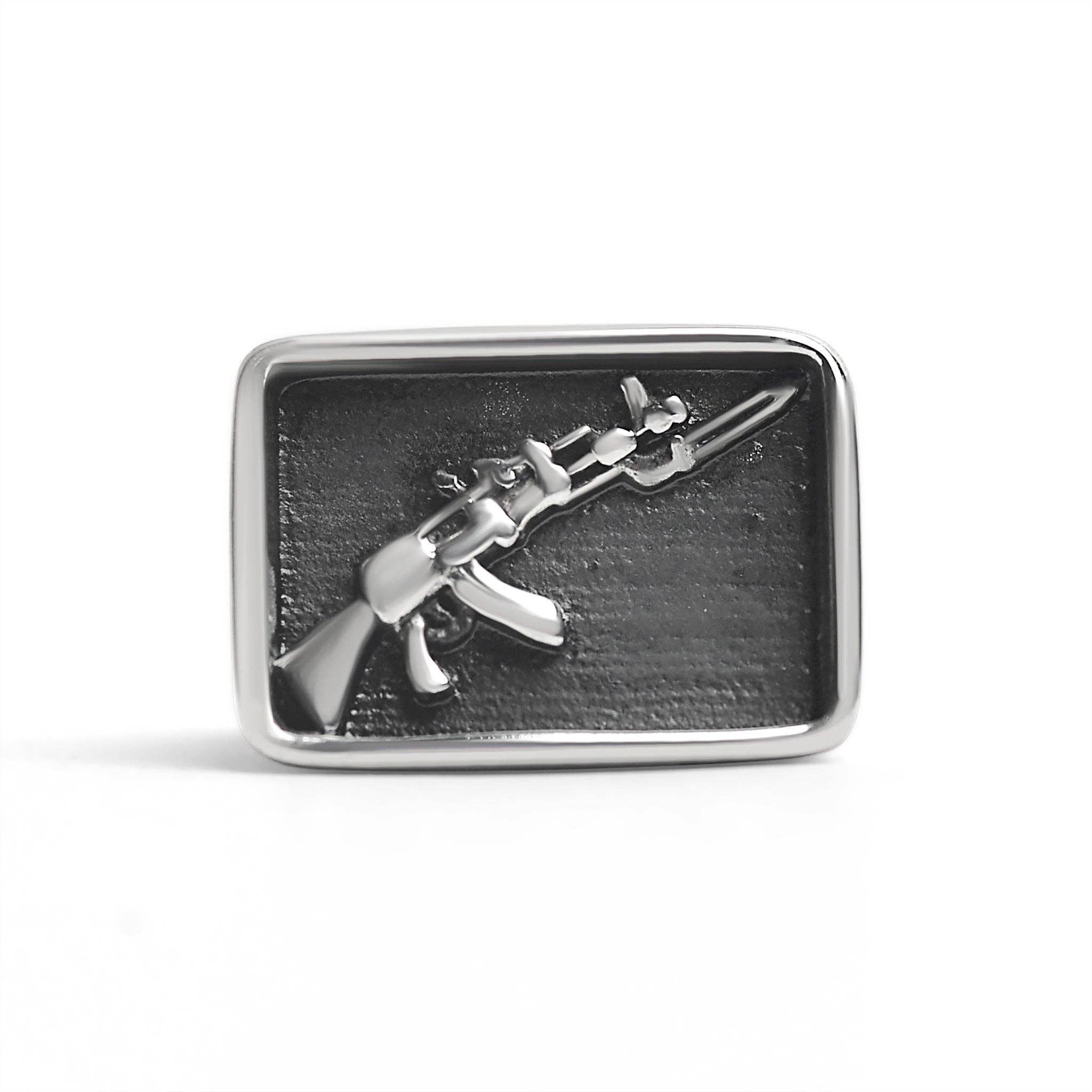A2 Mens Titanium Sons of Anarchy Biker Rings - Biker Jewelry for Him - Cool Gifts for Motorcycle Enthusiast