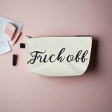 Bold Makeup Pouch - F*** Off Cosmetic Bag