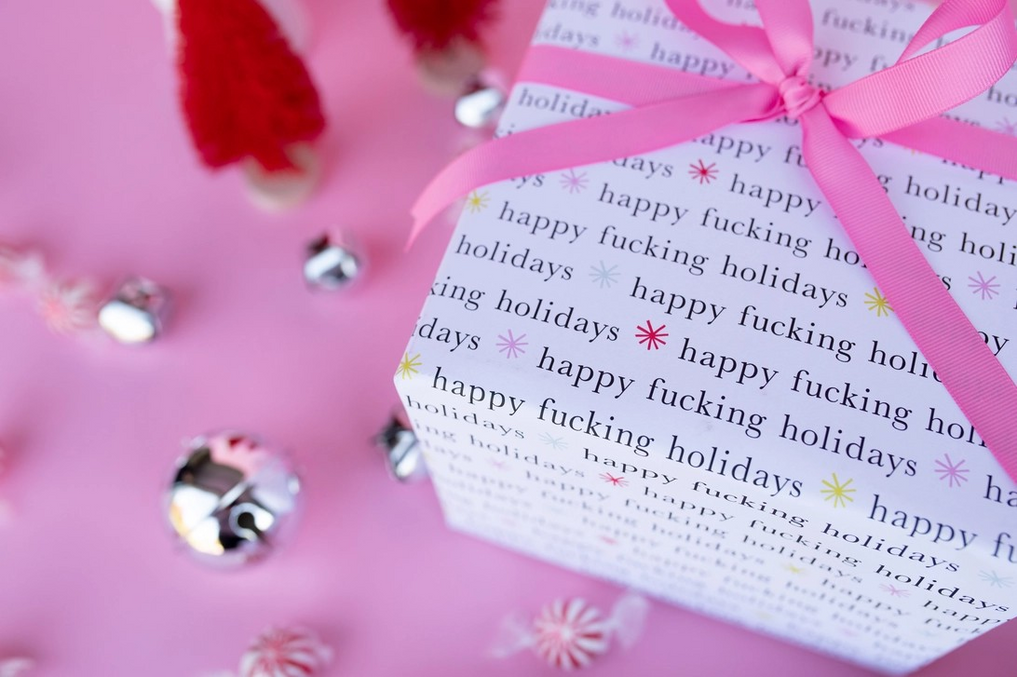 Happy Fucking Holidays Wrapping Paper