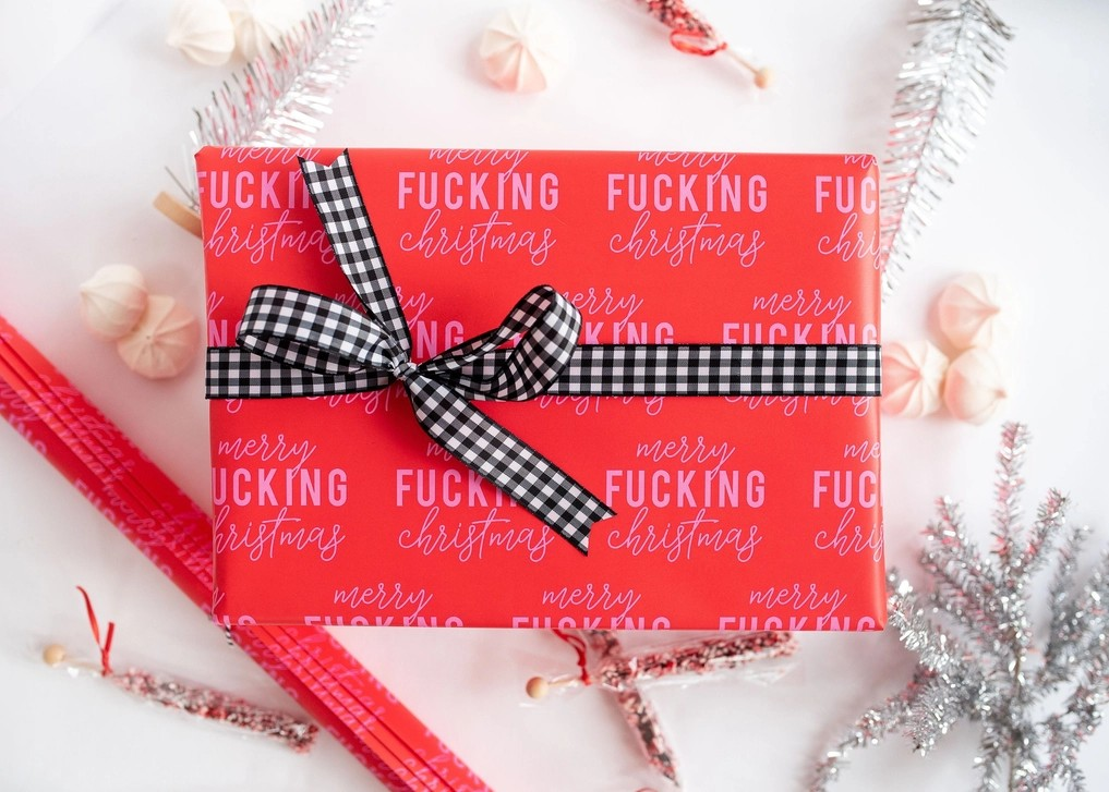 Merry Fucking Christmas Wrapping Paper