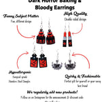 gothic skull jewelry, jewelry black dangle, dangle vampire design, design metal hook, hook alternative accessory, accessory for goth, goth baker gift, gift for halloween, halloween horror fan, fan dark jewelry, jewelry punk style, style metal hook, hook gothic design, design alternative piece, piece for biker, dark vampire accessory, accessory gothic style, style dangle jewelry, jewelry for baker, baker halloween gift, gift alternative design