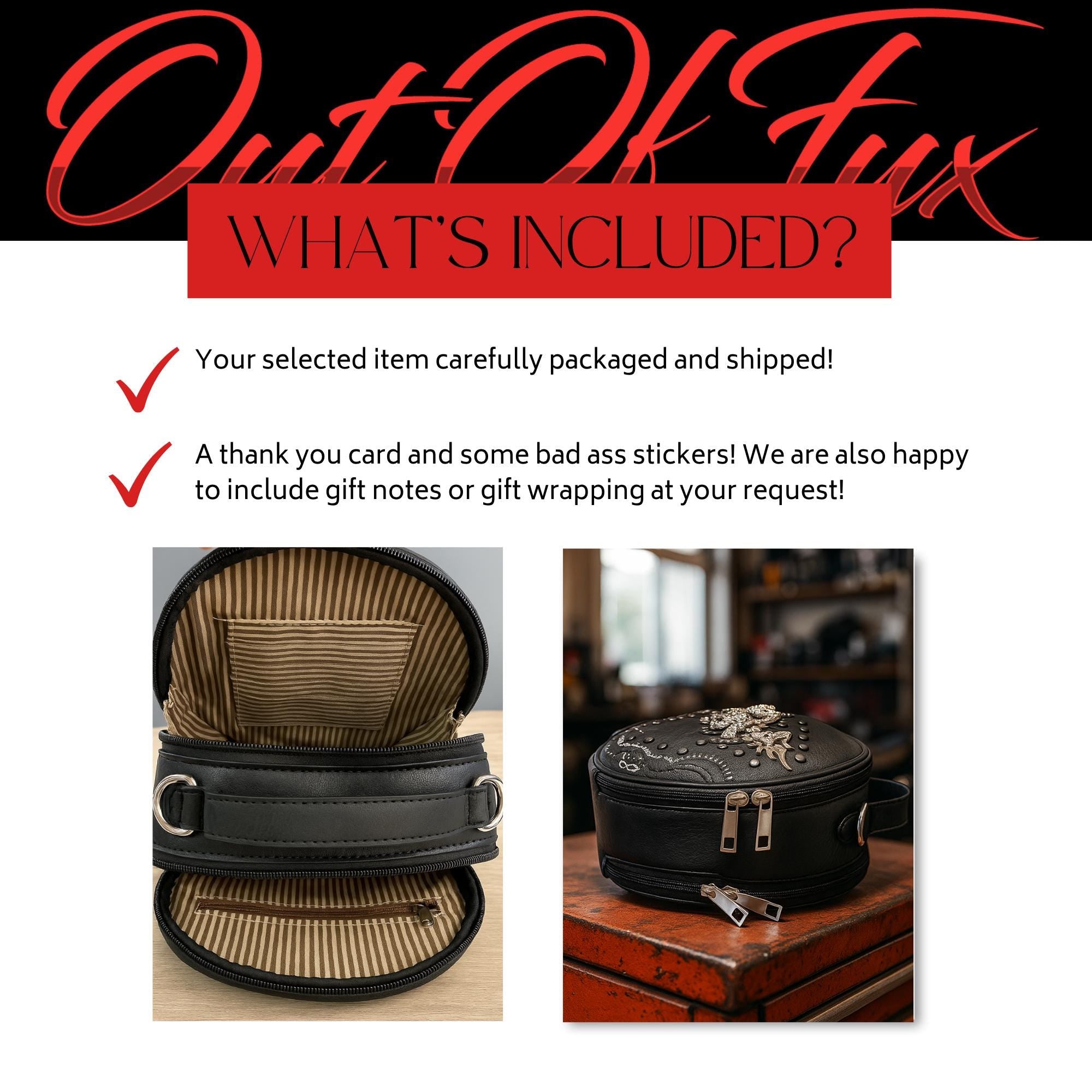 Gothic Skull Crossbody Purse with Rhinestones and Studded Detail