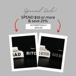 Bad Bitch Claw Clip: Strong Everyday Clip in Solid or Checkered