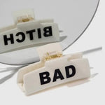 Bad Bitch Claw Clip: Strong Everyday Clip in Solid or Checkered