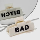 Bad Bitch Claw Clip: Strong Everyday Clip in Solid or Checkered