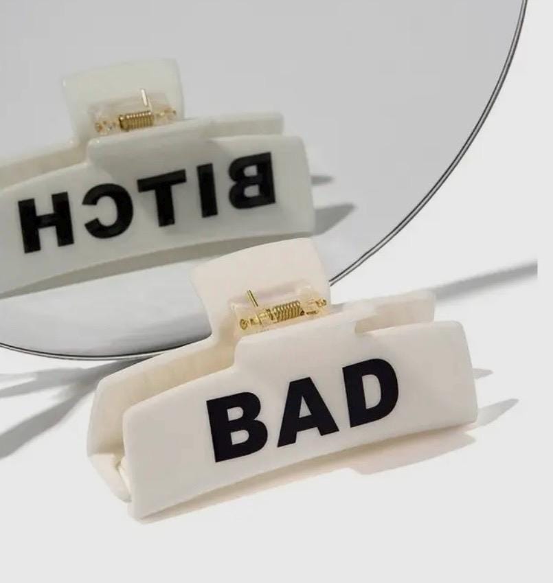 Bad Bitch Claw Clip: Strong Everyday Clip in Solid or Checkered