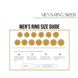 Stainless Steel Biker Skull Ring with 18K Gold Detail, Men’s Statement Ring