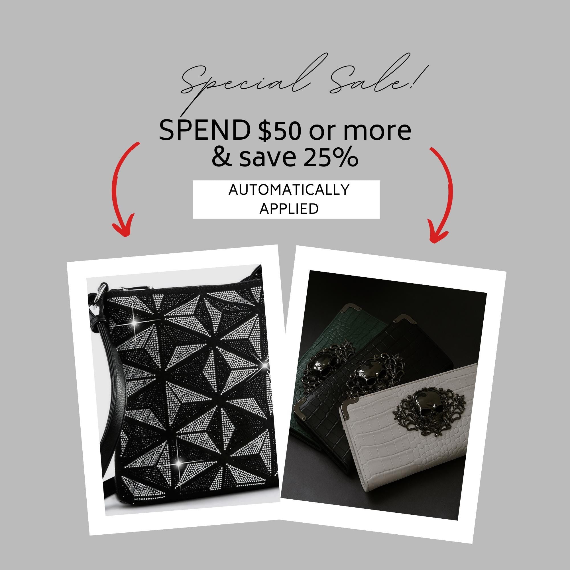 Geometric Rhinestone Crossbody Bag in Vegan Leather: Lightweight Glam Purse with Pockets