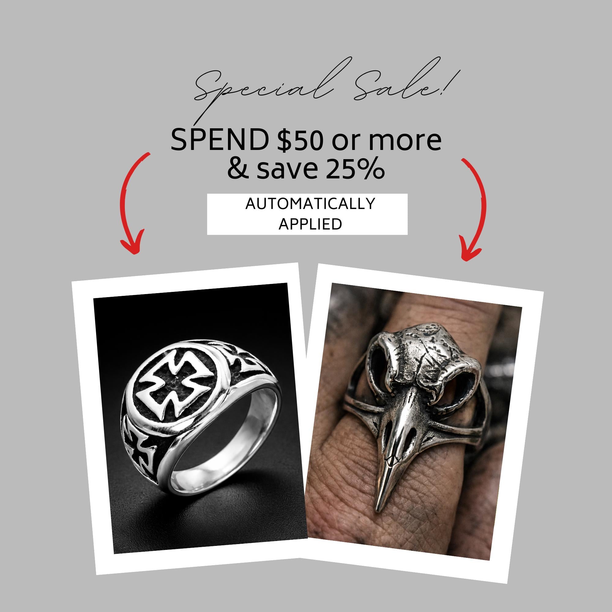 Antique Silver Viking Rune Cuff Bracelet, Stainless Steel Norse Jewelry for Men