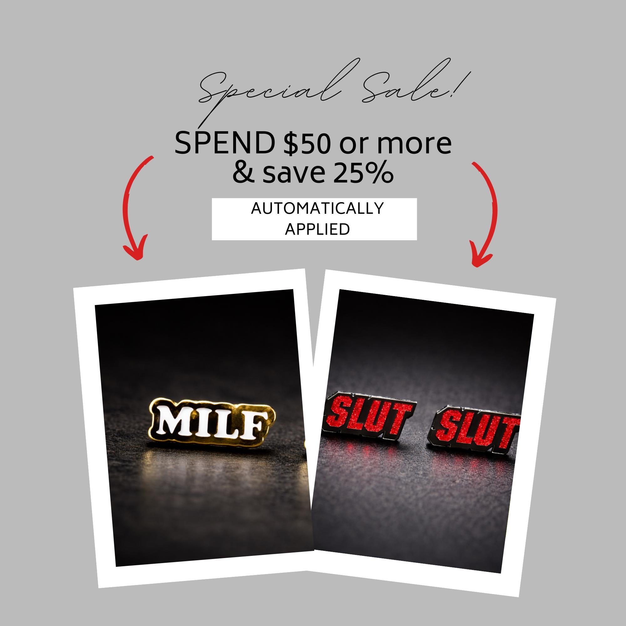 Red Sparkle Bachelorette Stud Earrings, Bold Stainless Steel Statement Jewelry