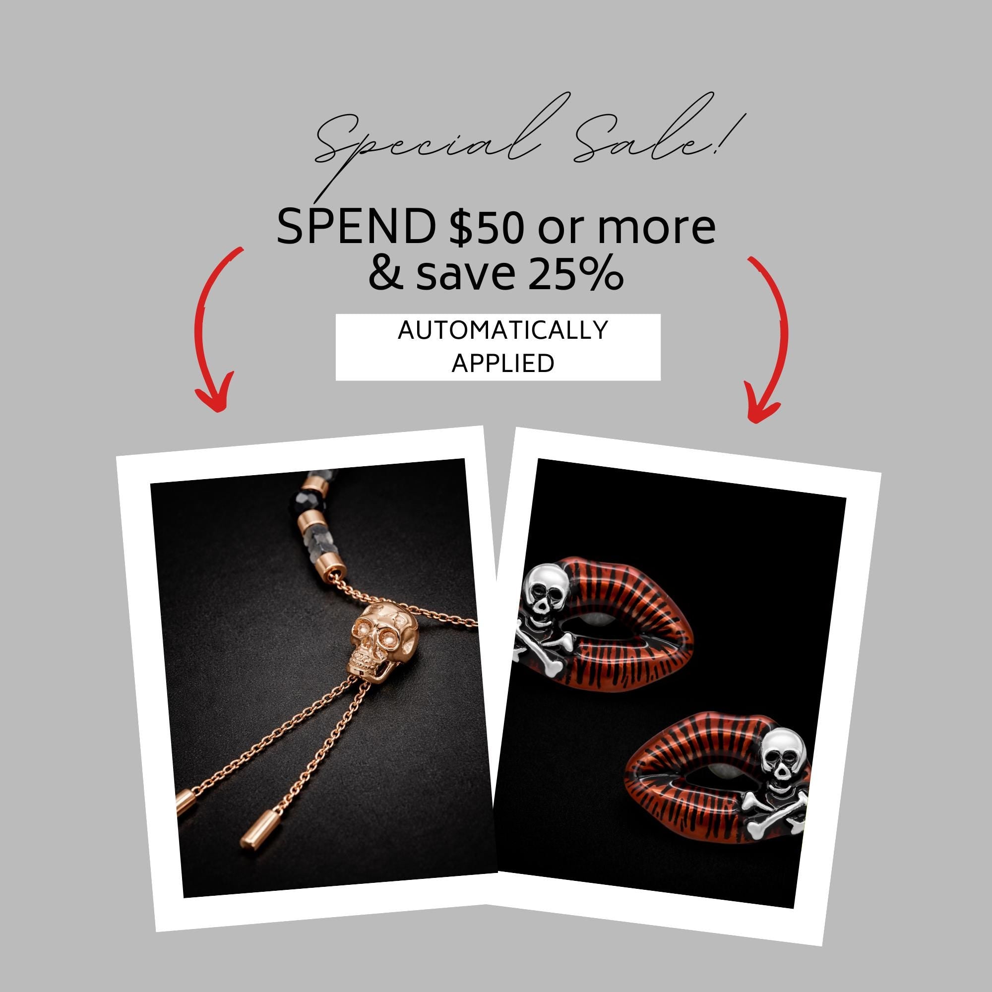 Red Skull Lip Stud Earrings: Stainless Steel Gothic Jewelry for Women