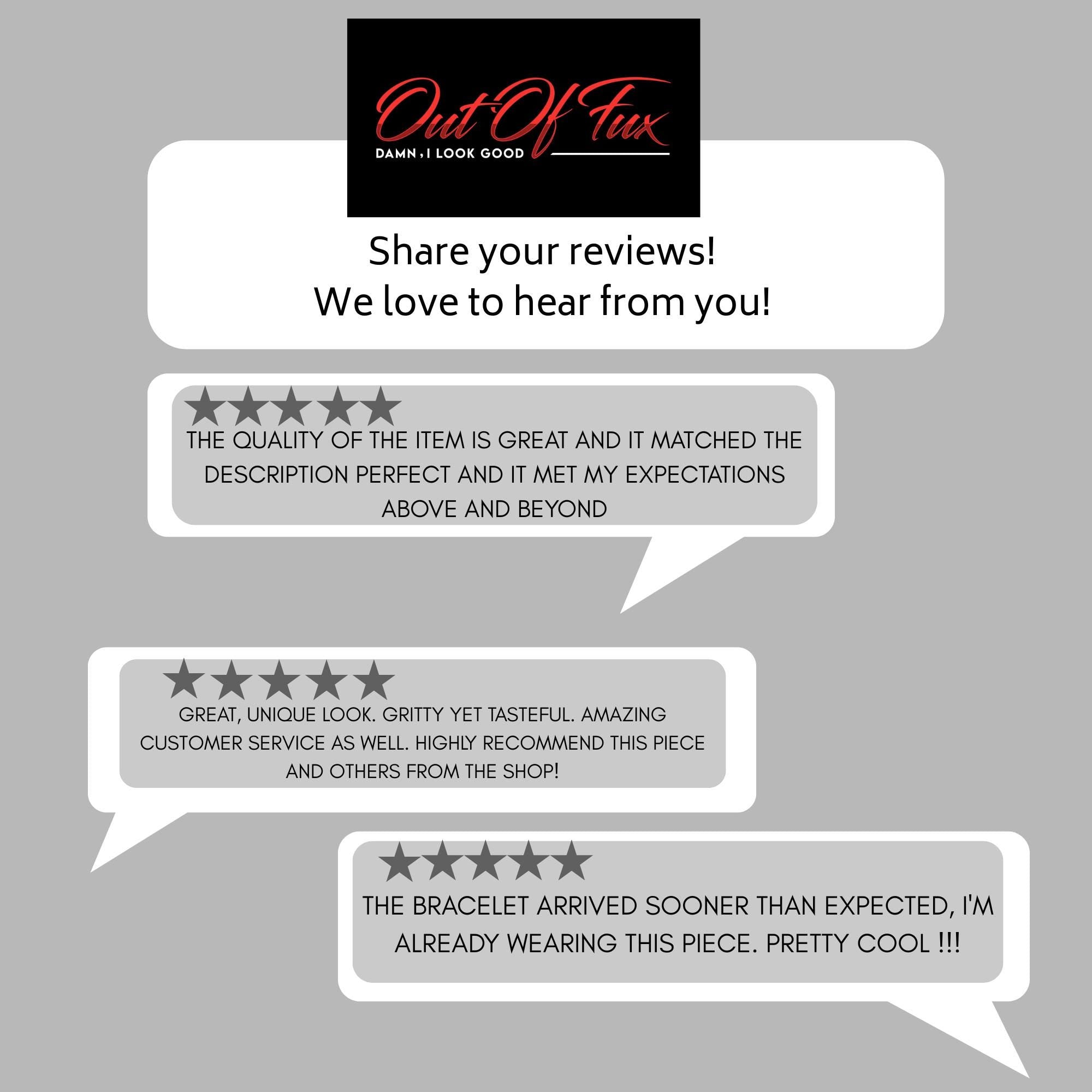 Adjustable Heavy Stainless Steel & Leather Skull Bracelet for Men