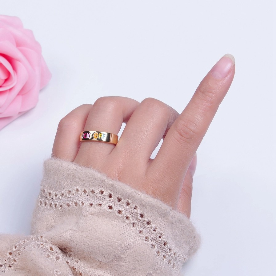 Gold Adjustable Ring